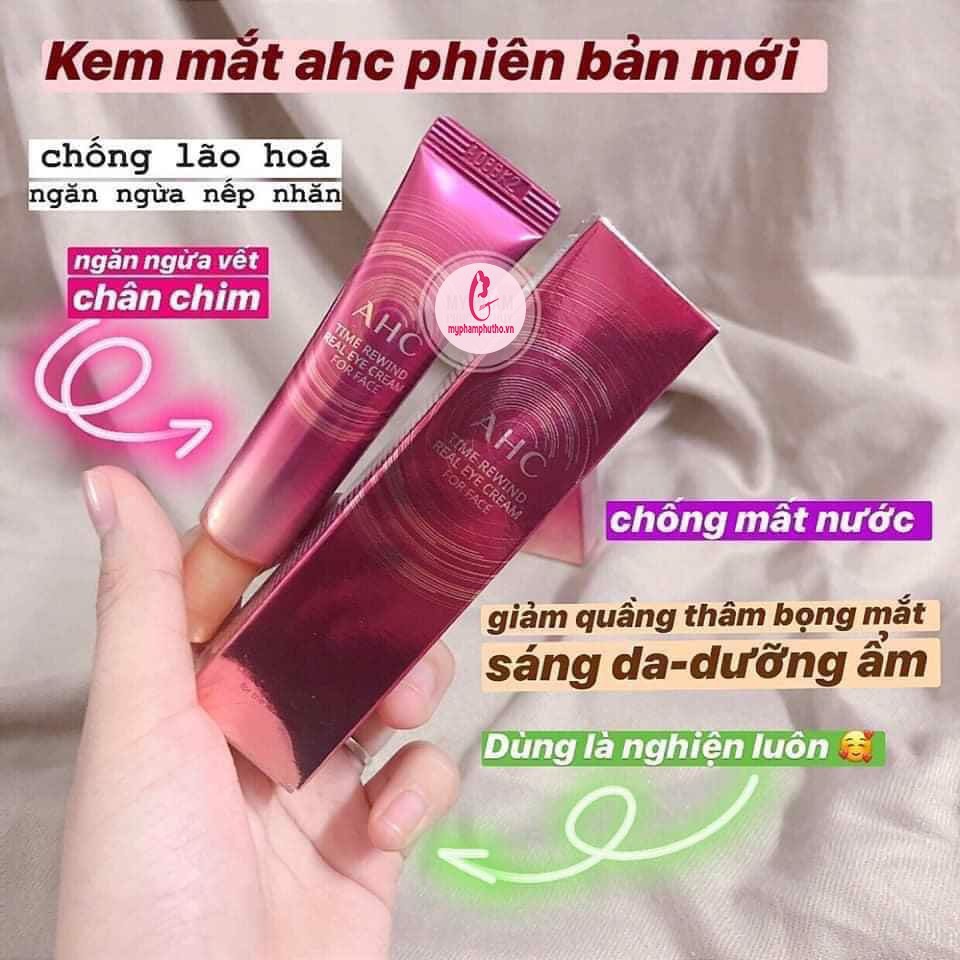 Kem mắt [Hết thâm quầng mắt 100%_Hàng Auth] Kem mắt AHC Ageless Real Eye Cream For Face [Hot New] | BigBuy360 - bigbuy360.vn