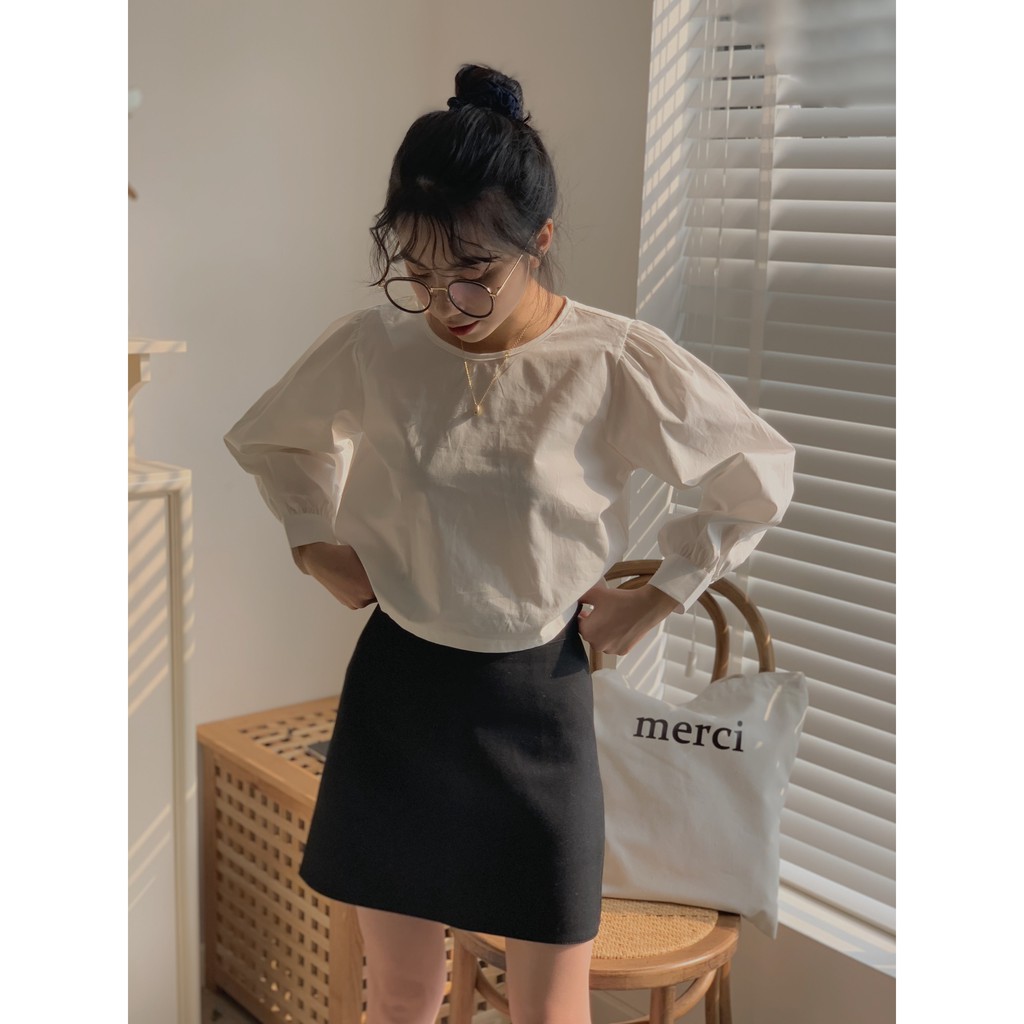 [Mã FADIRECT20 giảm 20K đơn 150K] Chân váy chữ A trơn 7621 SK82 1994CLOSET | BigBuy360 - bigbuy360.vn
