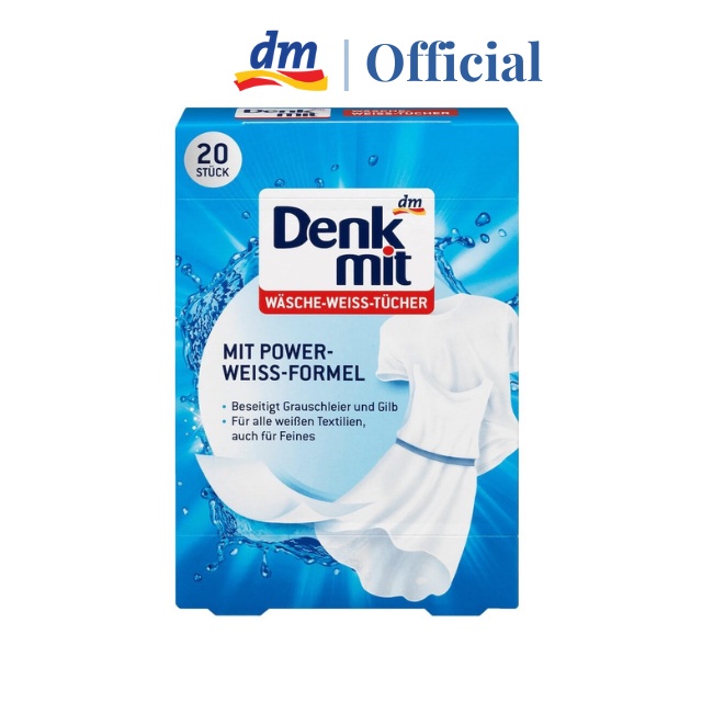 Tẩy trắng quần áo Denkmit 20 miếng