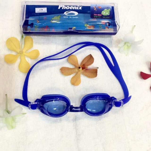 Kính bơi trẻ em, Mắt kính bơi cho bé Hàn Quốc Phoenix chính hãng chống tia UV và sương mù PN-506