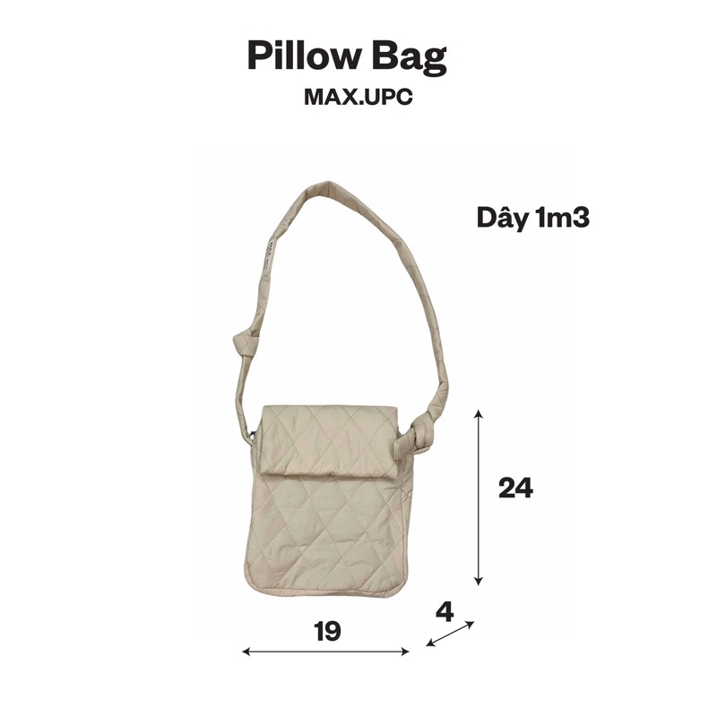 Túi Đeo Chéo Buộc Dây “Pillow Bag”