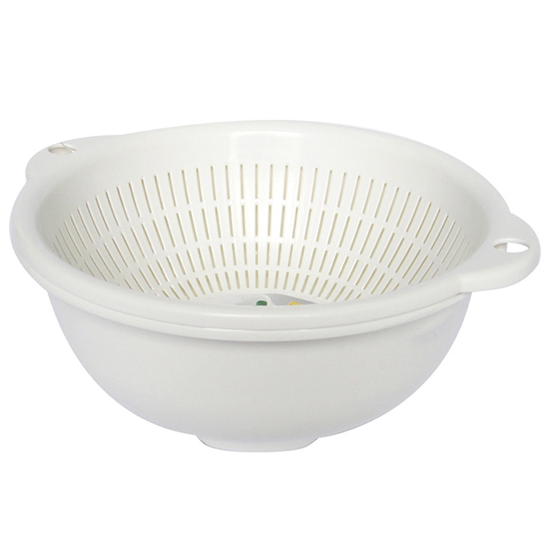 Thau rổ nhựa 1.1L Xanh lá/ Trắng - Hachi Hachi Japan Shop