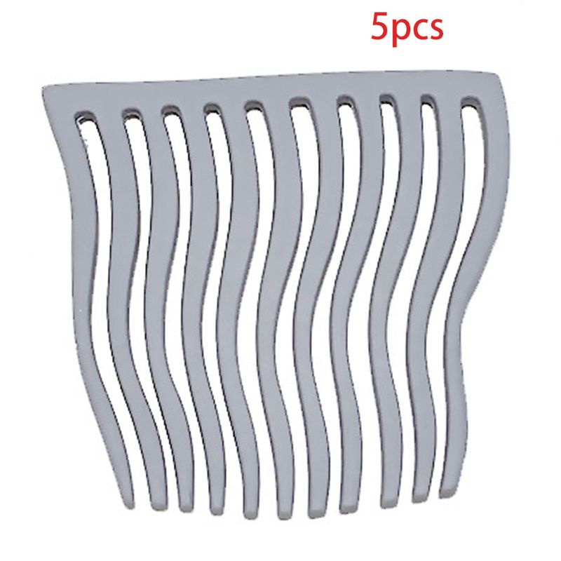 Bộ 5 Lược Kẹp Tóc Kim Loại Màu Sắc Ngọt Ngào Cho Nữ