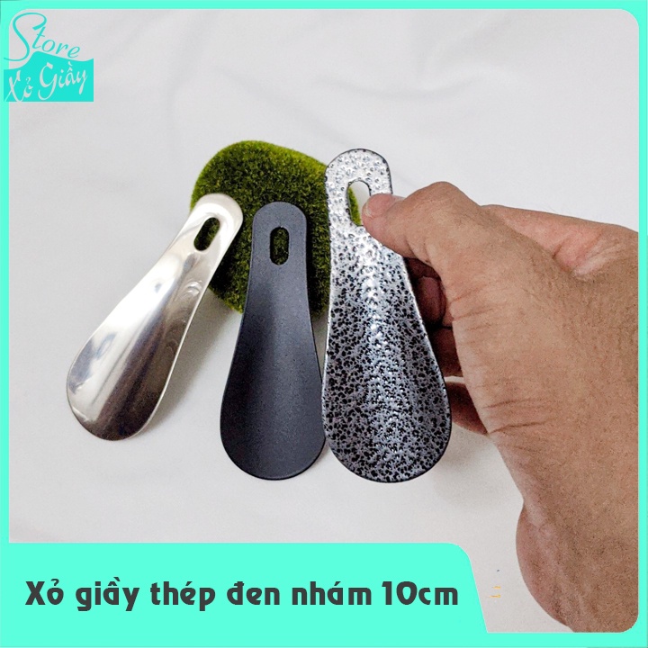 ĐÓN GÓT GIẦY THÉP ĐEN NHÁM 10 CM - GIÚP VIÊC ĐI GIẦY TRỞ NÊN ĐẼ DÀNG