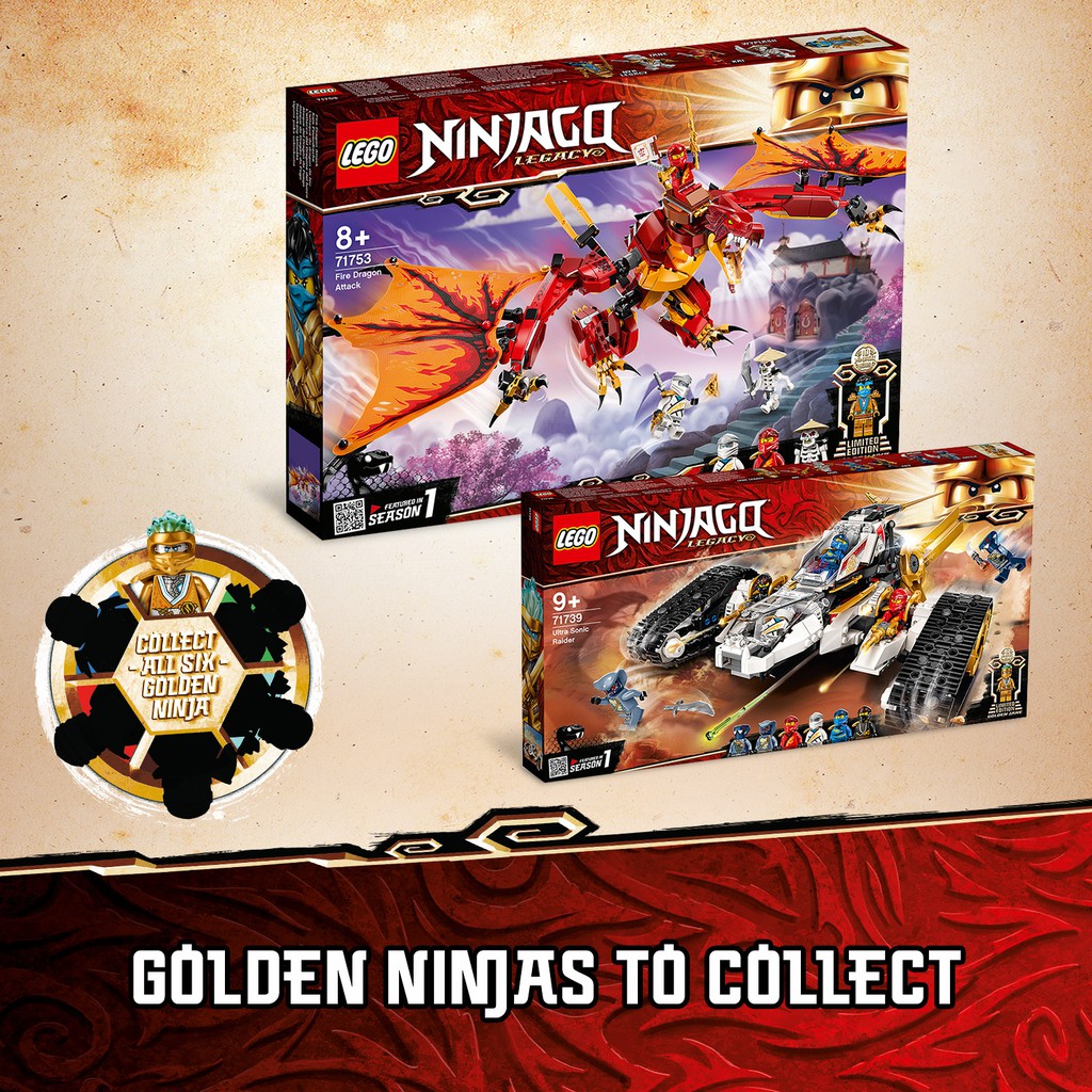 LEGO Ninjago 71739 Xe đua địa hình sóng âm (725 chi tiết)