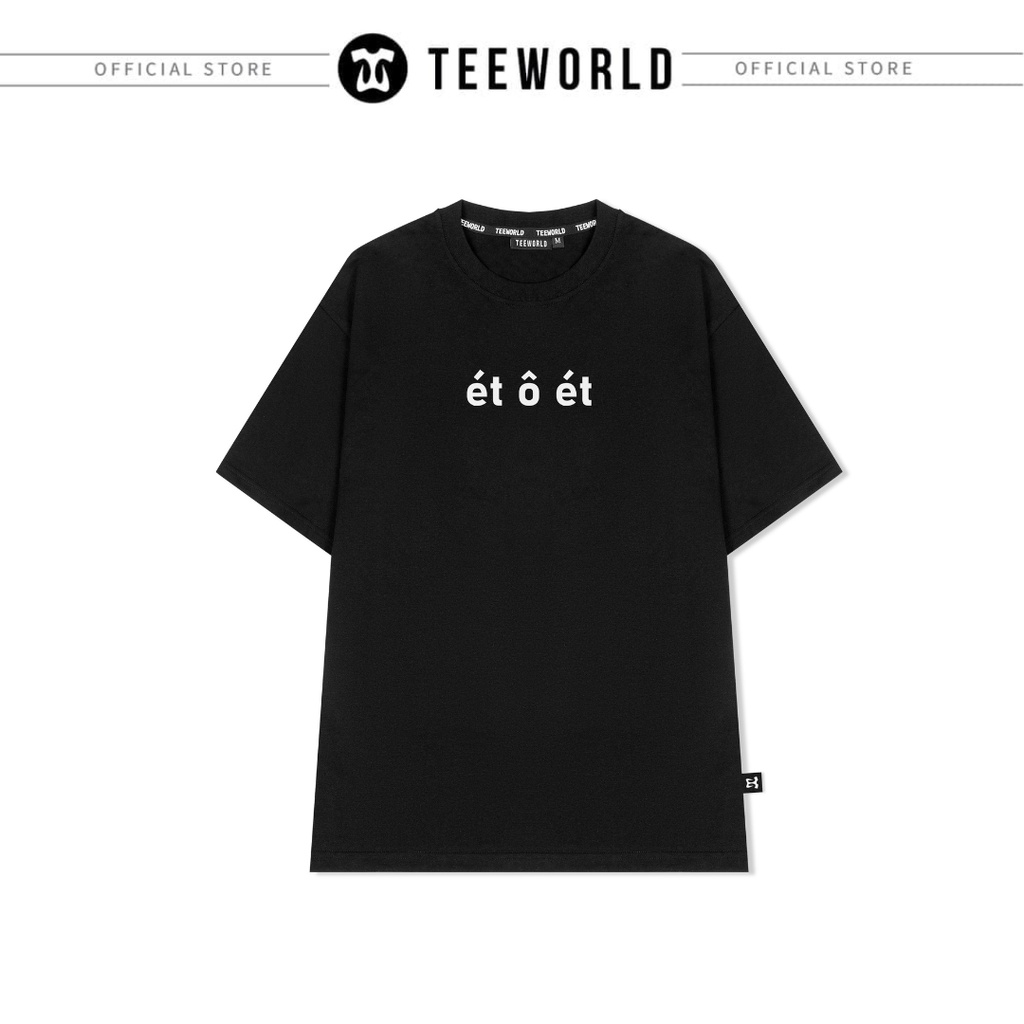 Áo thun Local Brand Teeworld Ét Ô Ét T-shirt Trắng Đen Form Rộng Unisex Nam Nữ