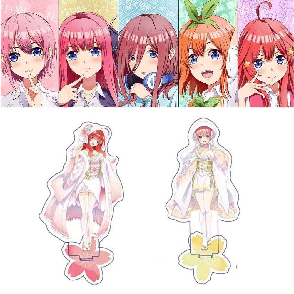 Mô hình để bàn nhân vật Nakano Miku Anime The Quintessential Quintuplets Yotsuba Itsuki trang trí bàn