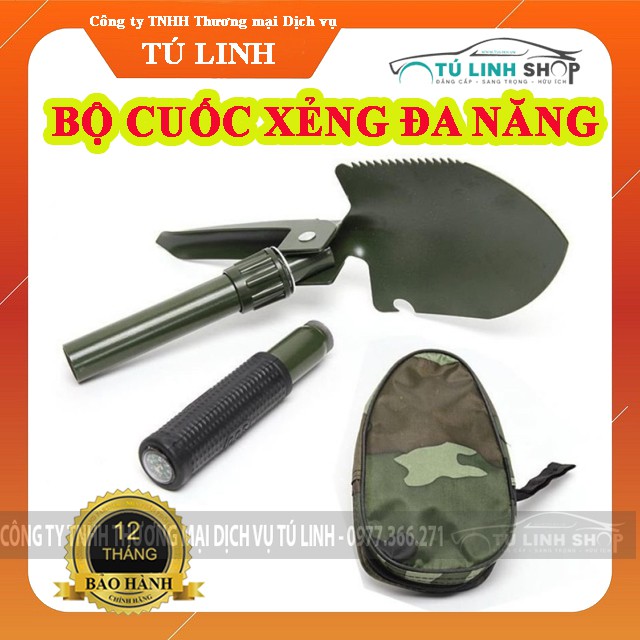 Bộ cuốc xẻng đa năng 4 trong 1