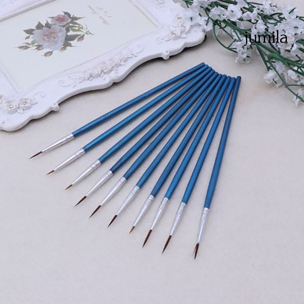 Bộ 10 cọ vẽ màu nước chuyên nghiệp chất lượng cao