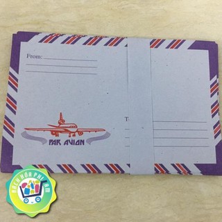 25 cái Bao thư sọc bưu điện không keo 11x17cm