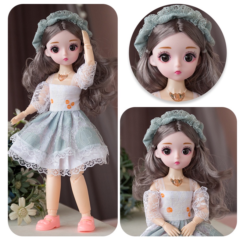 Búp Bê Barbie Mặc Đầm Cưới Ttd261 30cm Có Nhạc Xinh Xắn