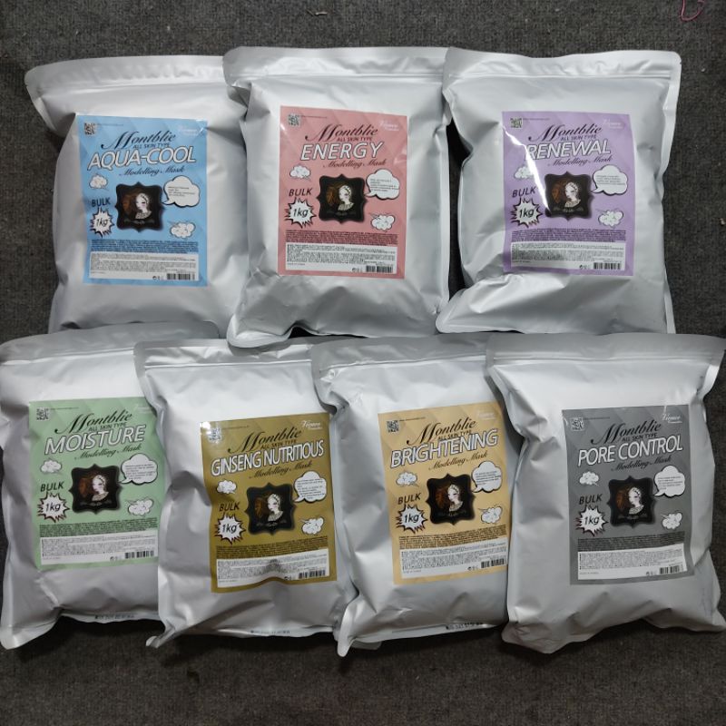 Combo 2KG MẶT NẠ THẠCH DẺO SPA HÀN QUỐC MONTBLIE MODELING MASK
