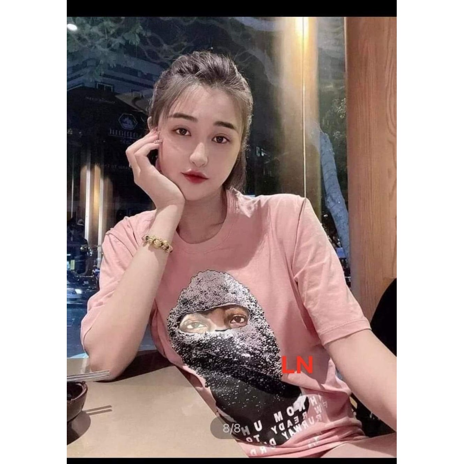 Áo thun unisex in hình Người bịt mặt- Áo phông nam nữ form thụng