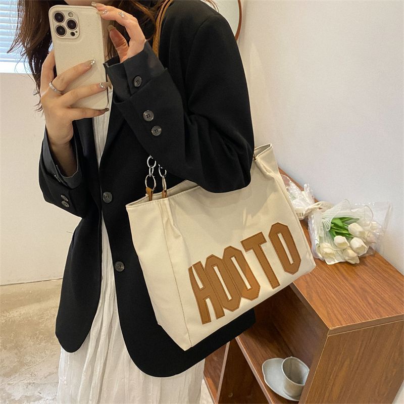 Túi Xách Canvas Sức Chứa Lớn Phong Cách Thời Trang Mới 2022 Dành Cho Nữ