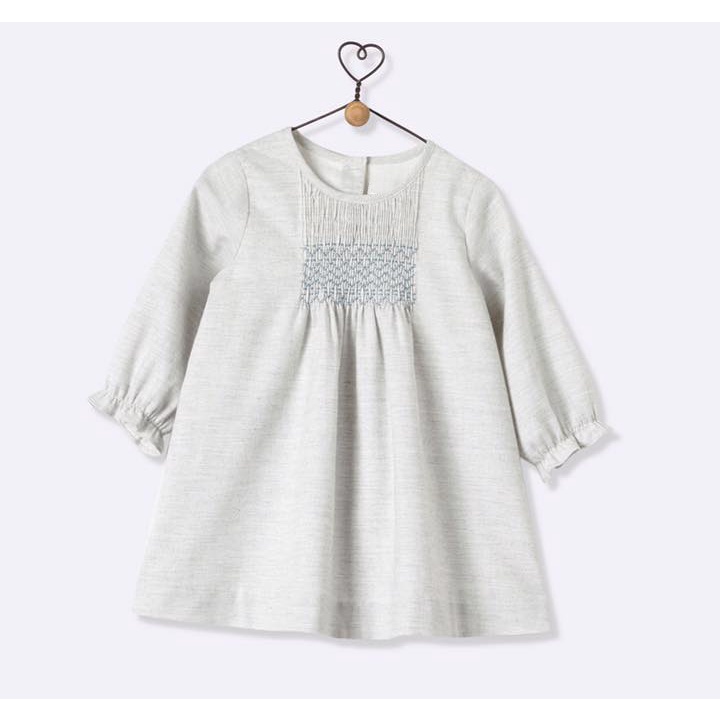 Đầm smock tay dài Girl Collection cho bé