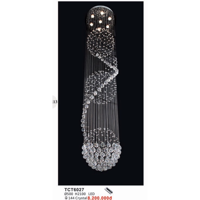 Đèn Thả Pha Lê Cầu Thang Led