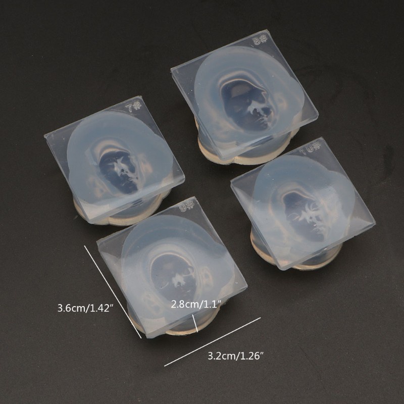 Khuôn silicon đổ nhựa resin epoxy làm gương mặt người 3D dùng để làm búp bê thủ công