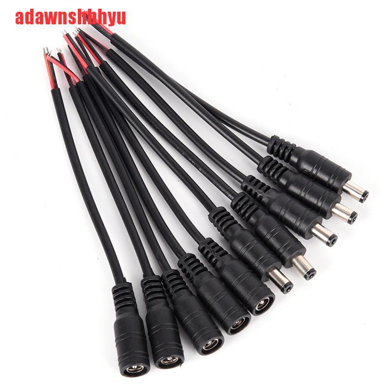 Set 5 Cặp Phích Cắm Nguồn DC 5.5x2.1mm Male + Female Tiện Dụng