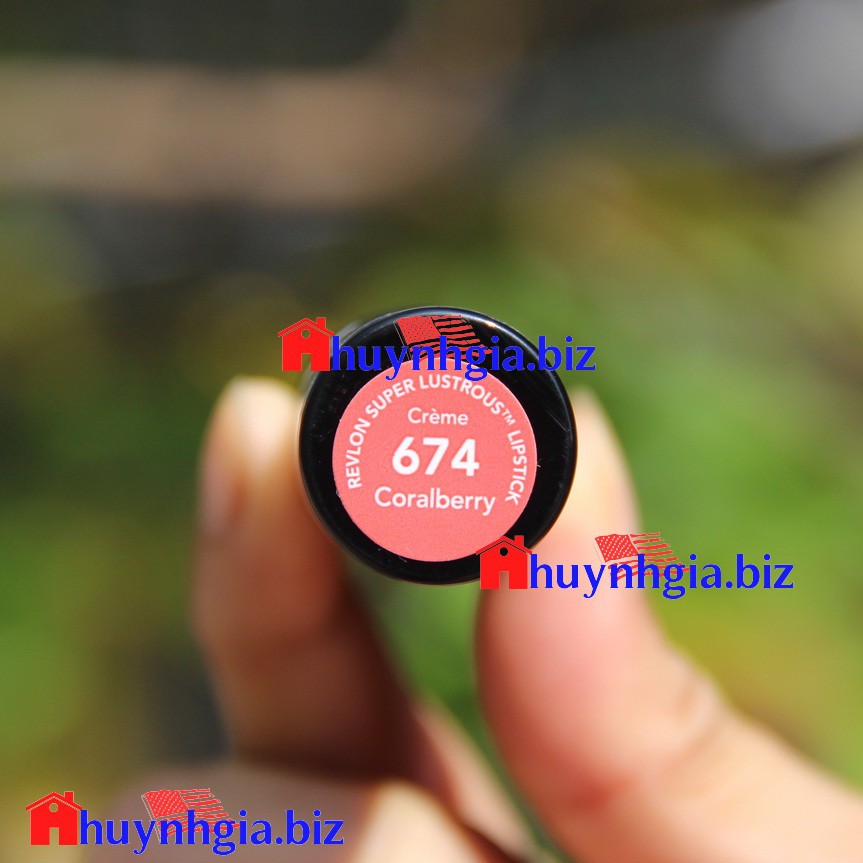 Son Môi Revlon Của Mỹ Màu Hồng Cam #674 Coralberry