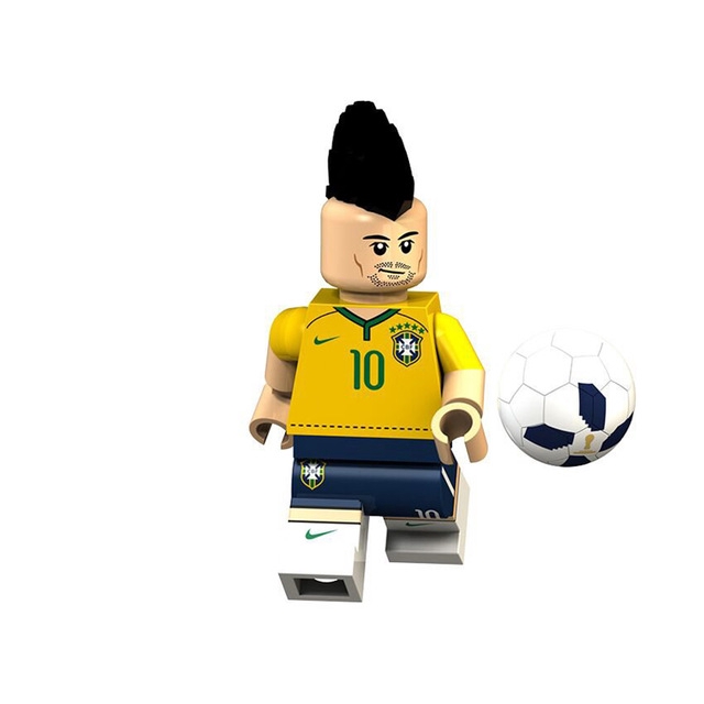 Khối lego lắp ráp hình cầu thủ World Cup độc đáo