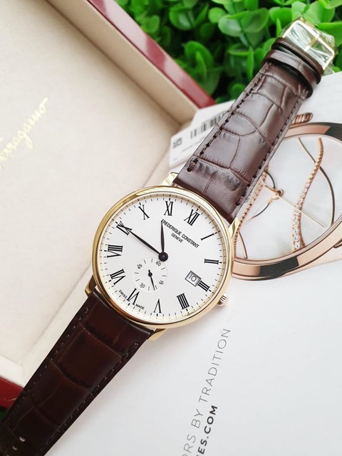 Đồng Hồ Frederique Constant Nam FC-245WR5S5 Slimline White Dial Men’s Watch