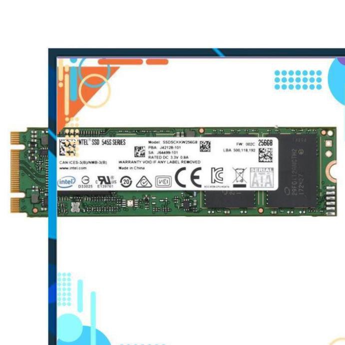 Ổ cứng SSD M.2 SATA Intel 540s 180GB, 545s 256GB - bảo hành 3 năm SD16 SD17