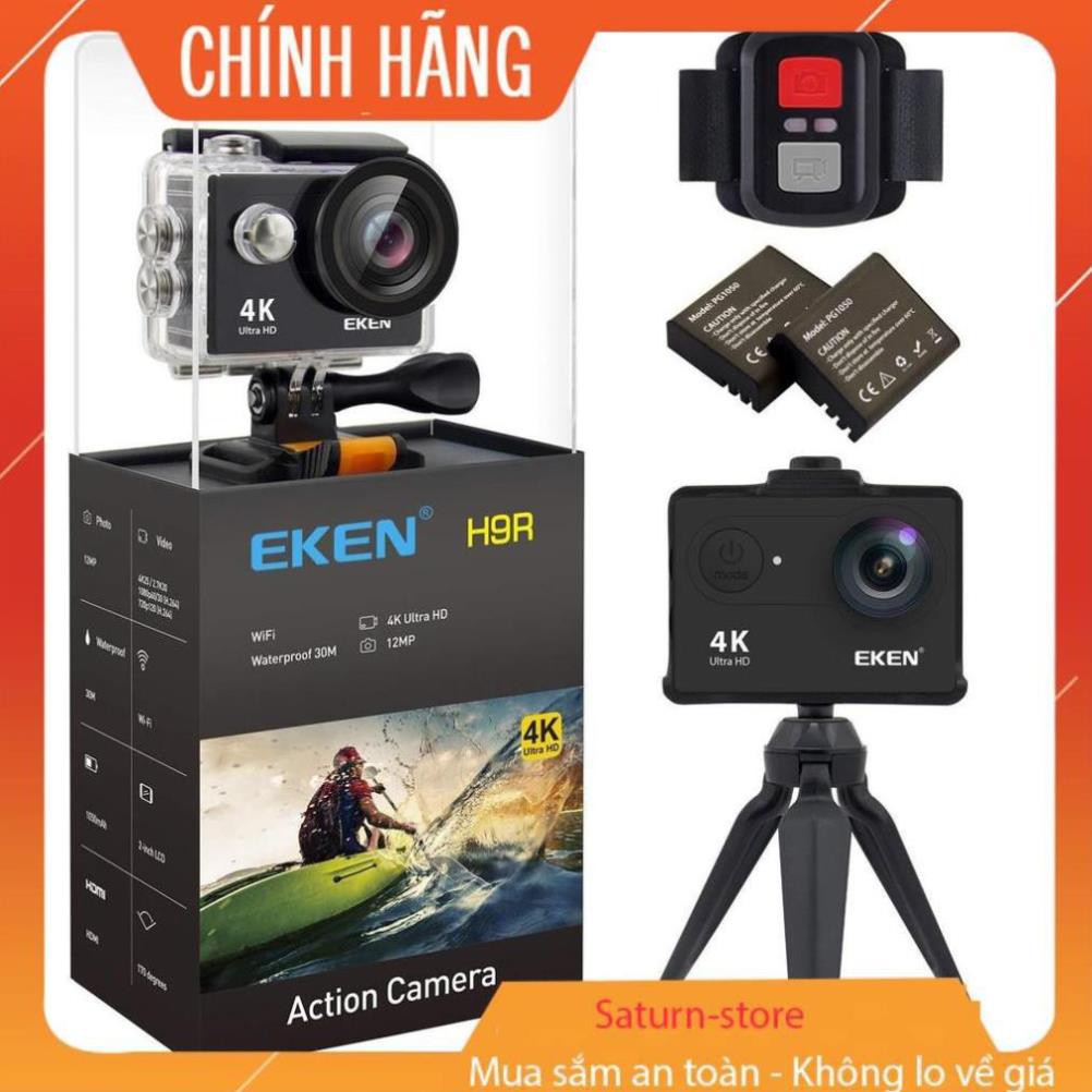 Camera hành trình Eken Ultra HD Wifi quay video 4K tặng đầy đủ bộ phụ kiện sports lắp đặt trên cả ô tô xe máy chính hãng