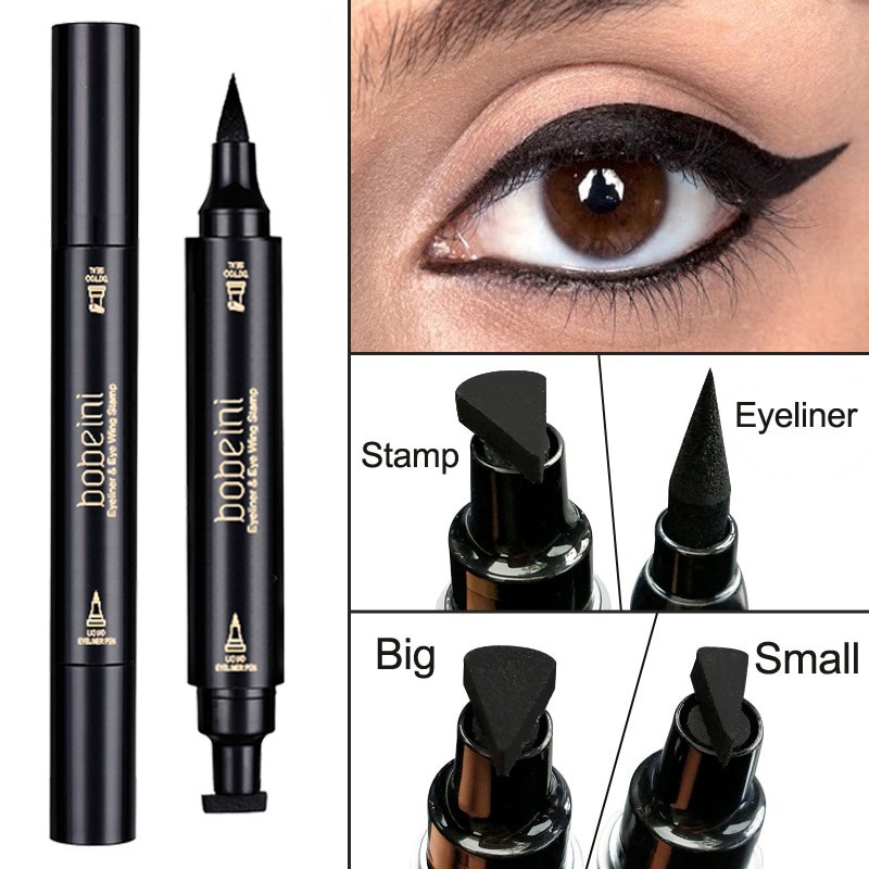 Bút Kẻ Mắt Dạng Lỏng 2 trong 1 Lâu Trôi Chống Thấm Nước Và Mồ Hôi