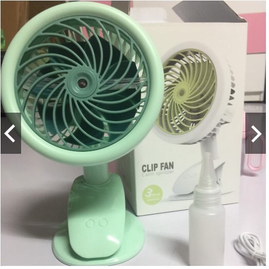 Quạt Hơi Nước Phun Sương Mini Có Kẹp Để Bàn CLIP FAN 100W-Hàng Nội Địa