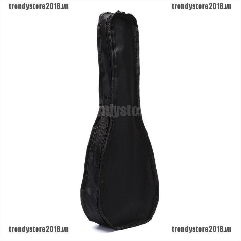 Túi Đựng Đàn Ukulele 21 Inch Đeo Vai Chất Liệu Mềm Mại Màu Đen