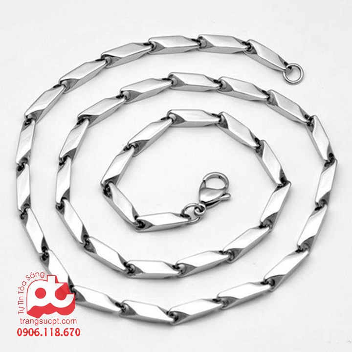 DÂY CHUYỀN INOX NAM HỎA TIỄN 4LY TRƠN 14