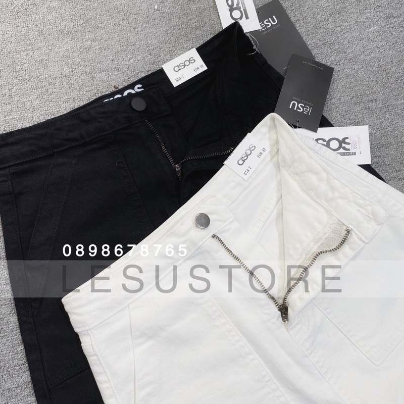 ẢNH TỰ CHỤP Chân váy jeans midi 2 túi xéo | BigBuy360 - bigbuy360.vn