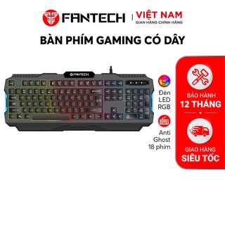 Bàn Phím Gaming Có Dây FANTECH K511 HUNTER PRO Rainbow Backlit LED 19 Phím Anti Ghosting -  Hàng Phân Phối Chính Hãng