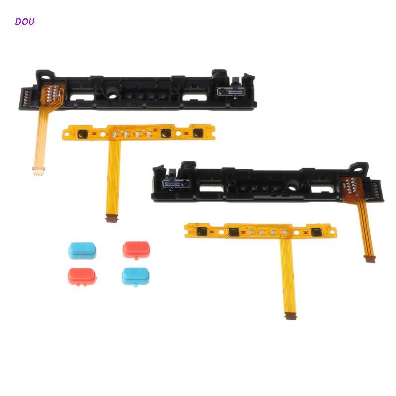 DOU 1 Set Original Complete Right Left Slider for Switch NS Joycon Replacement Controller Rail Assembly