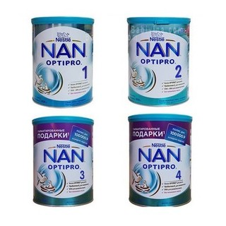 Sữa NAN Nga 800g số 1, 2, 3 mẫu mới