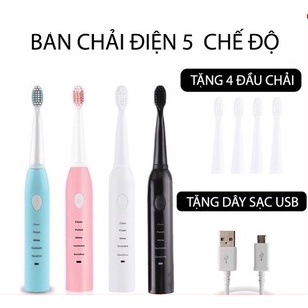 Bàn Chải Đánh Răng Điện Tự Động Sonic X7 Bản Nâng Cấp 6 Chế Độ Rung Công Nghệ Châu Âu Sạc 1 Lần Dùng 2 Tháng