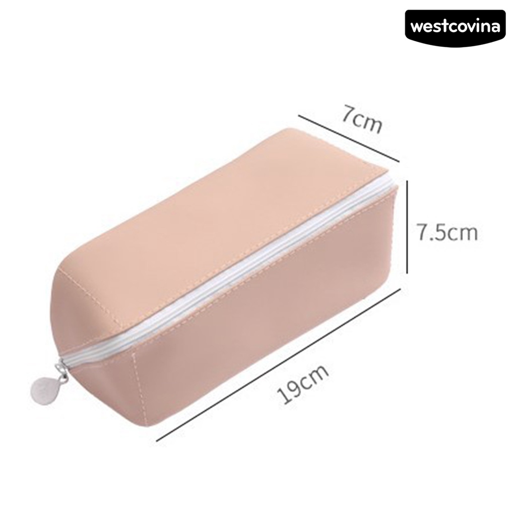 [Hot]✍Túi Đựng Bút Đa Năng Giả Da Thời Trang Xinh Xắn