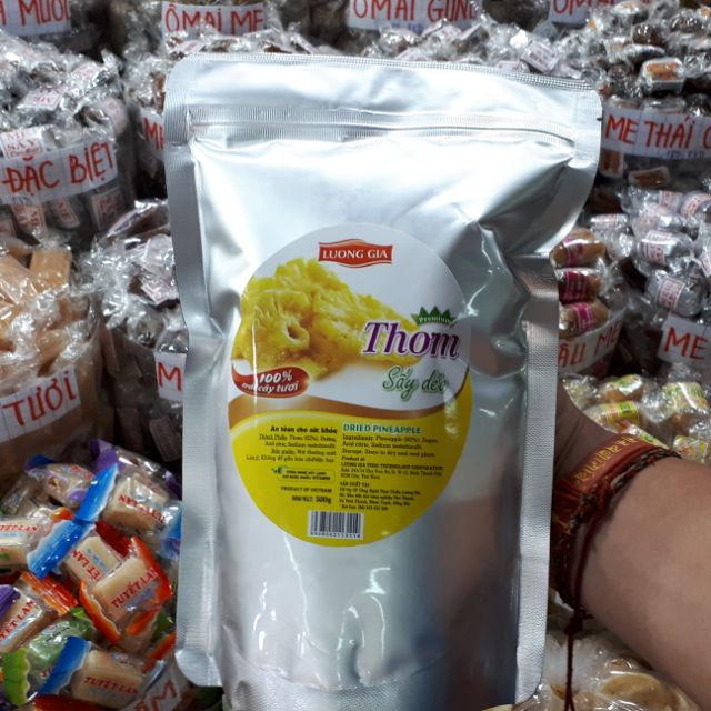 Thơm Sấy Dẻo Lương Gia 500gr