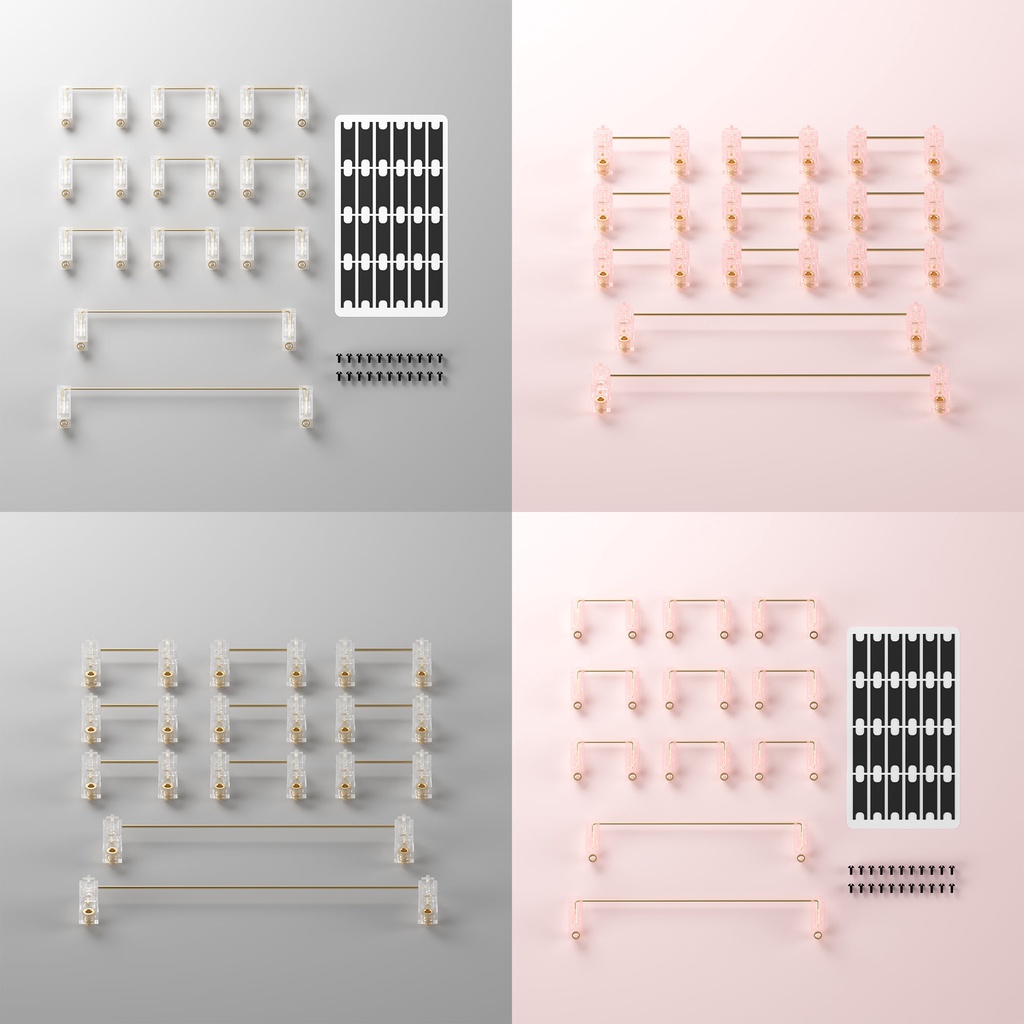 Bộ Stab Akko Screw-in PCB Mount  dùng cho bàn phím cơ