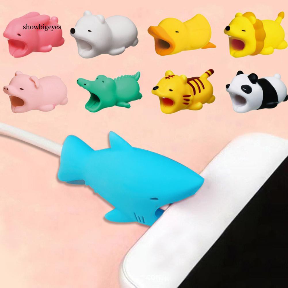 Dụng cụ bảo vệ đầu dây cáp hình động vật dễ thương