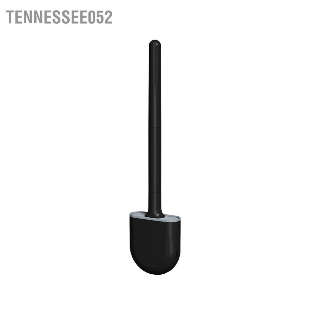 Tennessee052 Wall Mounted Toilet Brush Mini Bathroom Cleaning with Detachable Handle