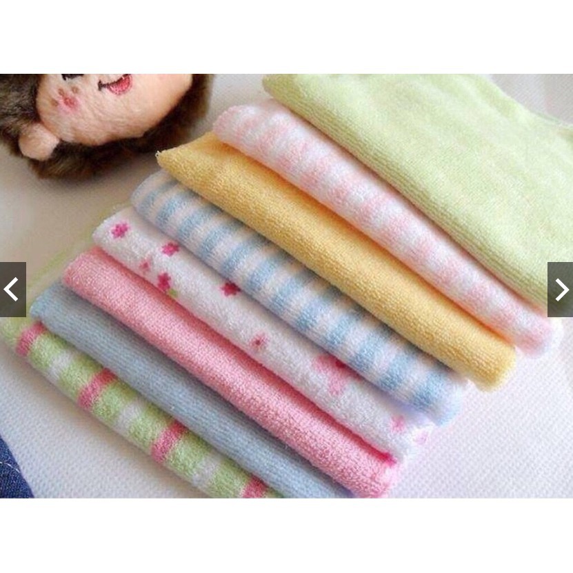 [ Gía siêu rẻ ] Sét 8 khăn mặt cho bé - ALS