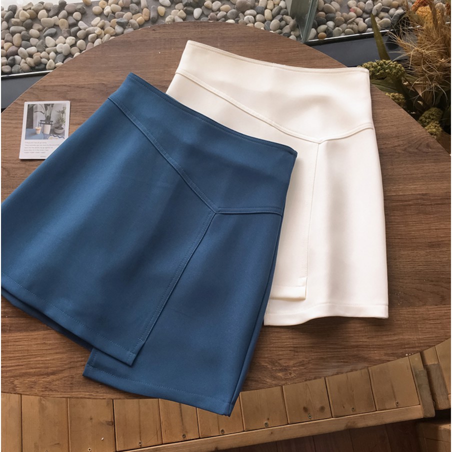 Chân váy chữ A ngắn Morva - Chân váy chữ A cạp cao chỉ chéo cao cấp | BigBuy360 - bigbuy360.vn