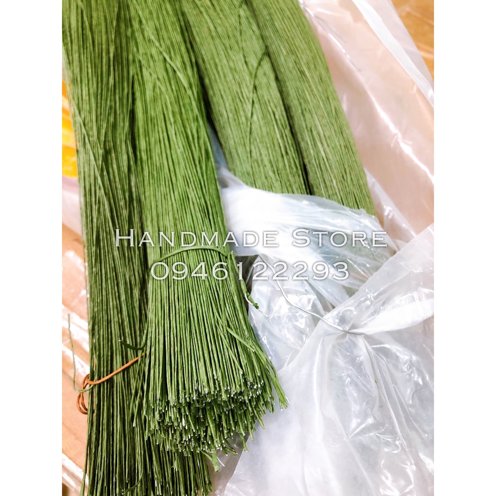 Kẽm cành lõi mỏng quấn sáp 60cm