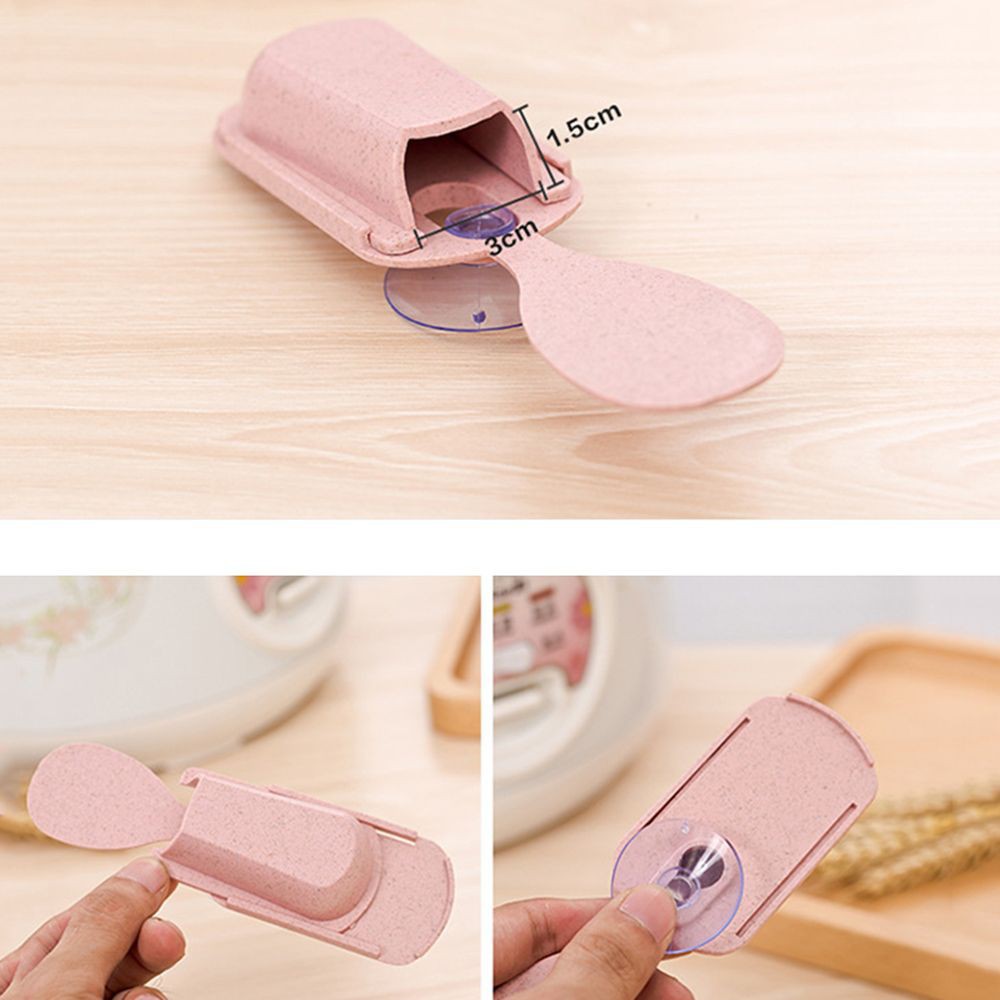 Khay đựng muỗng múc cơm đế hút chân không