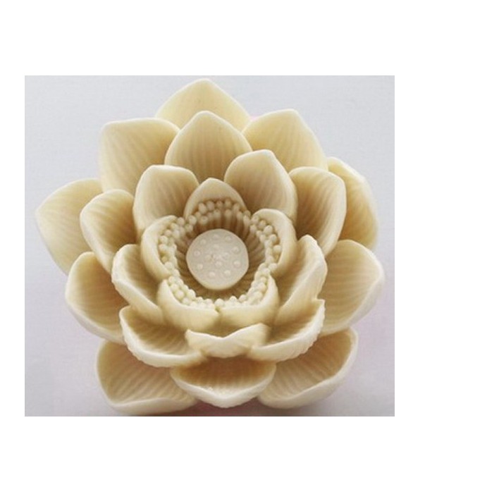 Khuôn Silicone Hoa Sen Nở Lớn 10Cm