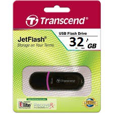 USB Transcend 32G, cam kết dung lượng đủ, mới 100%, bảo hành đổi mới 6 tháng