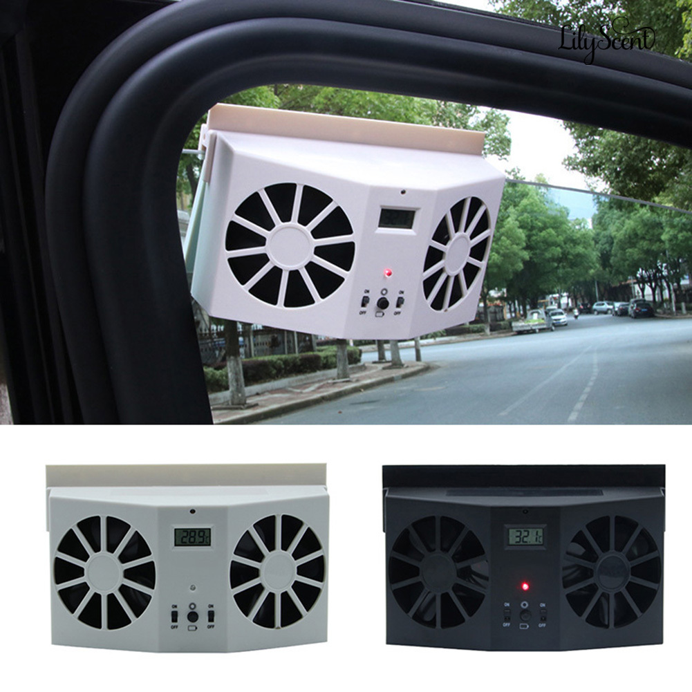 Car Auto Fan Window Air Vent Vehicle Ventilation System Radiator