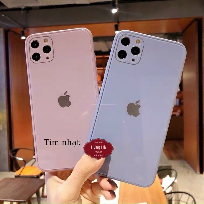 ốp iphone 12 lưng kính viền dẻo lên đời các dòng máy iphone11 thành iphone 12 trong 1 nốt nhạc không cần sắm ip 12