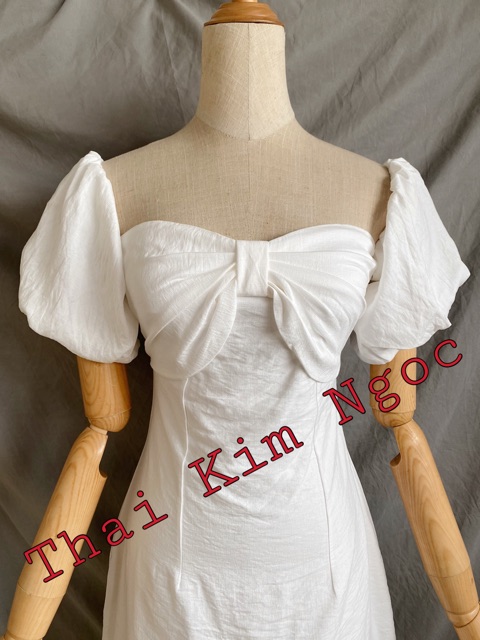 Đầm xoè cúp ngực tay bí | BigBuy360 - bigbuy360.vn